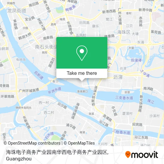 海珠电子商务产业园南华西电子商务产业园区 map