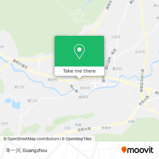 羊一川 map