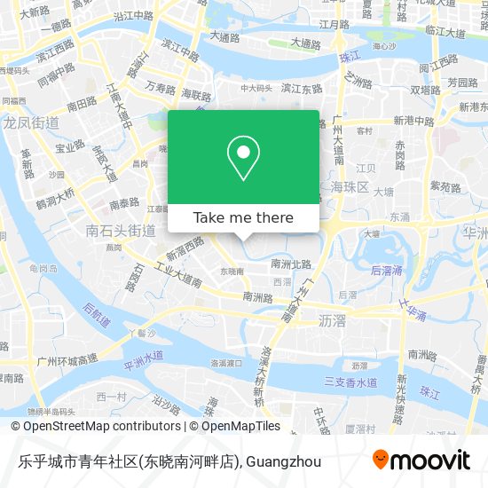 乐乎城市青年社区(东晓南河畔店) map