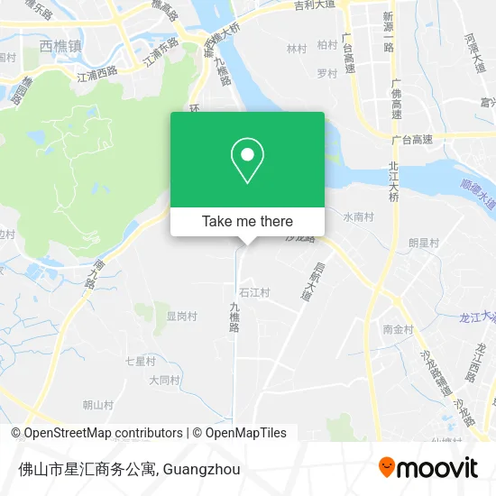 佛山市星汇商务公寓 map