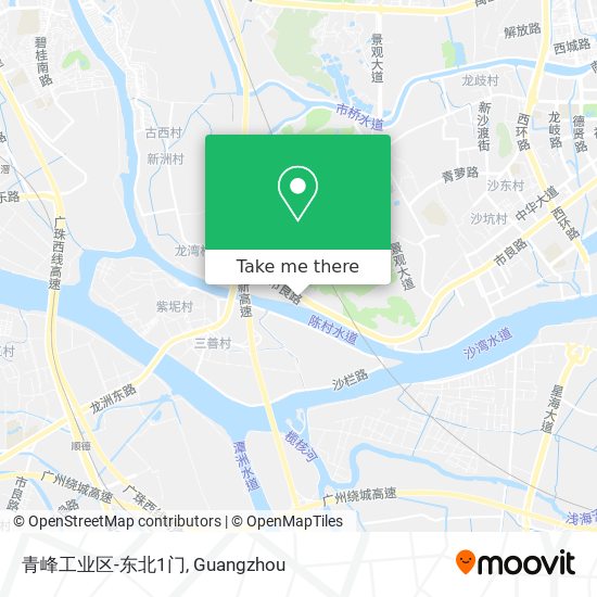 青峰工业区-东北1门 map