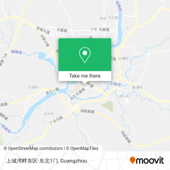 上城湾畔东区-东北1门 map