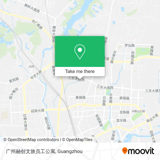 广州融创文旅员工公寓 map