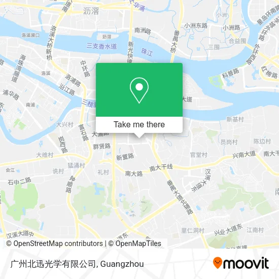 广州北迅光学有限公司 map
