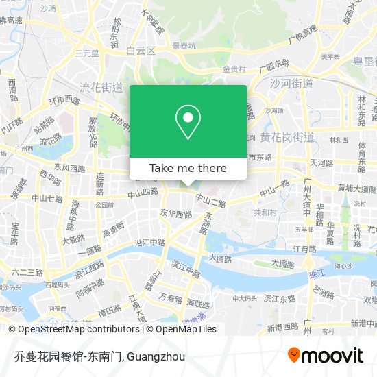 乔蔓花园餐馆-东南门 map
