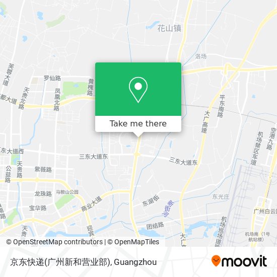 京东快递(广州新和营业部) map