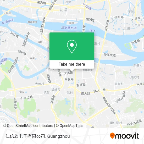 仁信欣电子有限公司 map