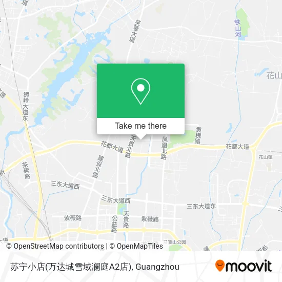苏宁小店(万达城雪域澜庭A2店) map