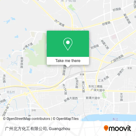 广州北方化工有限公司 map