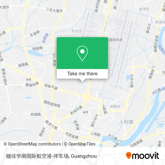 穗佳华南国际航空港-停车场 map