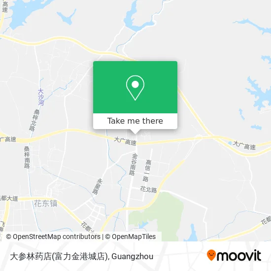 大参林药店(富力金港城店) map