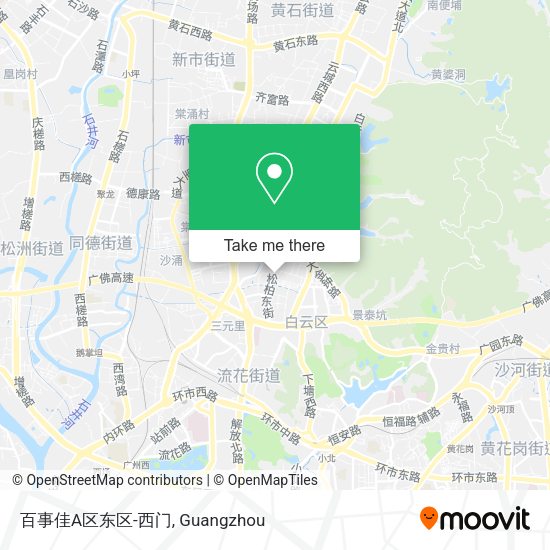 百事佳A区东区-西门 map
