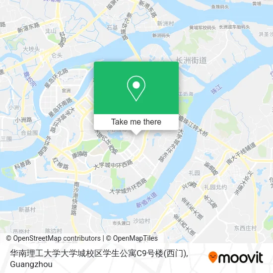 华南理工大学大学城校区学生公寓C9号楼(西门) map