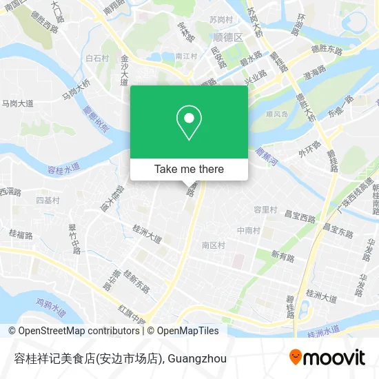 容桂祥记美食店(安边市场店) map