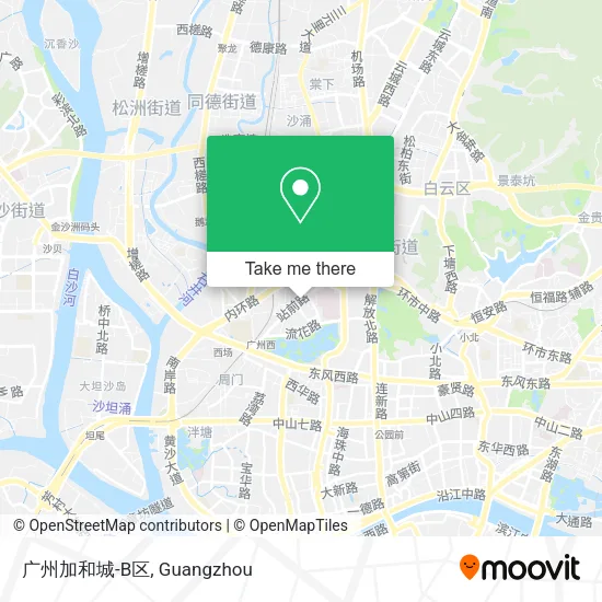 广州加和城-B区 map