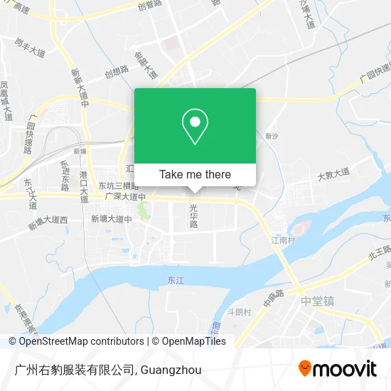 广州右豹服装有限公司 map