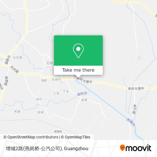 增城2路(燕岗桥-公汽公司) map