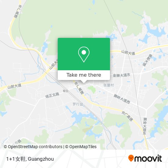 1+1女鞋 map