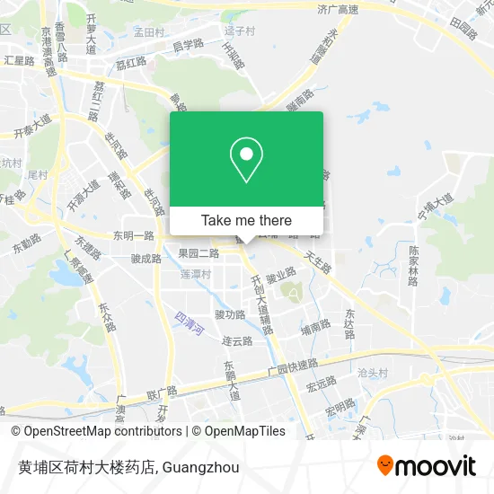 黄埔区荷村大楼药店 map