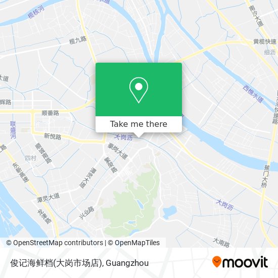 俊记海鲜档(大岗市场店) map