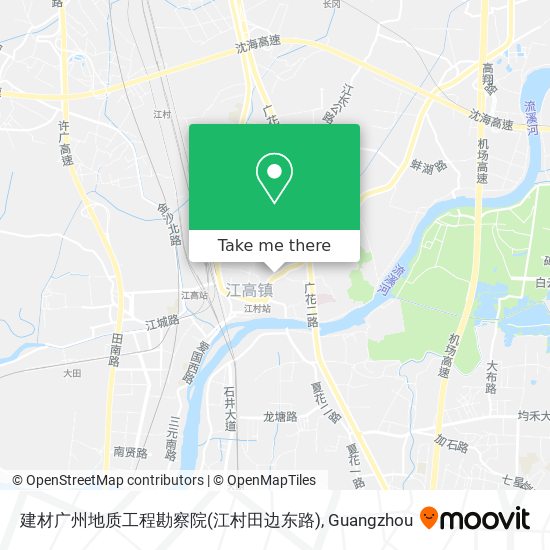 建材广州地质工程勘察院(江村田边东路) map