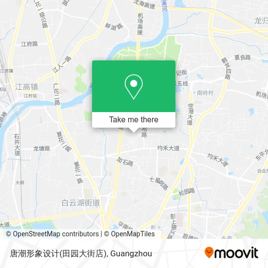 唐潮形象设计(田园大街店) map