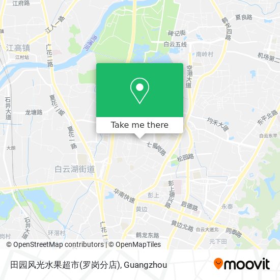 田园风光水果超市(罗岗分店) map