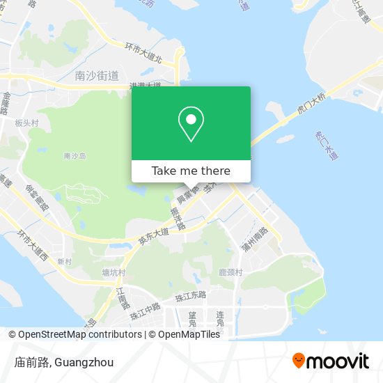 庙前路 map