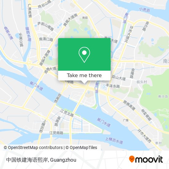 中国铁建海语熙岸 map