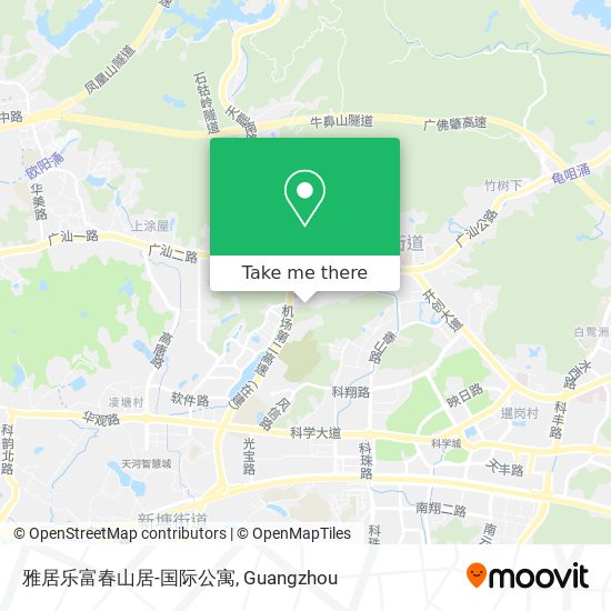 雅居乐富春山居-国际公寓 map
