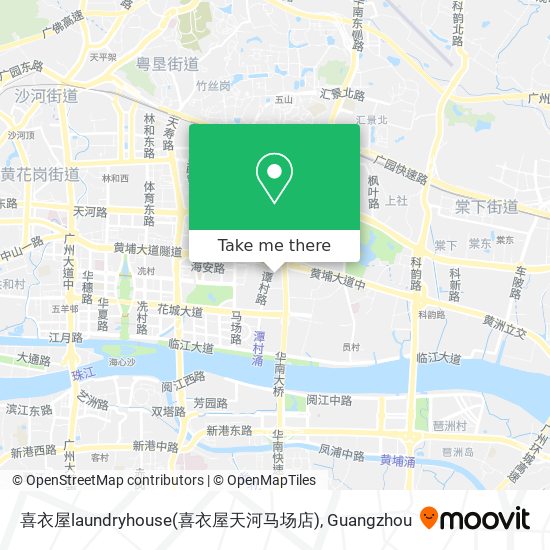 喜衣屋laundryhouse(喜衣屋天河马场店) map