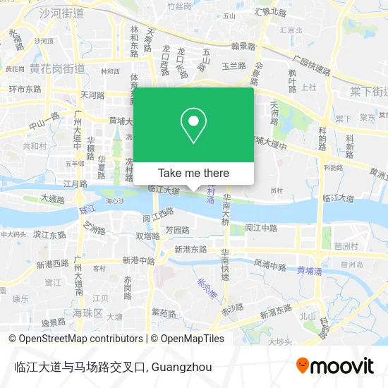 临江大道与马场路交叉口 map