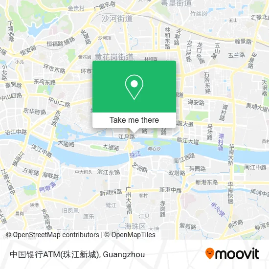 中国银行ATM(珠江新城) map