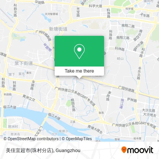 美佳宜超市(珠村分店) map