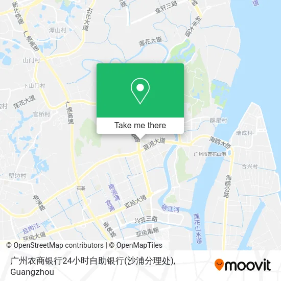 广州农商银行24小时自助银行(沙浦分理处) map