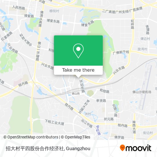 招大村平四股份合作经济社 map