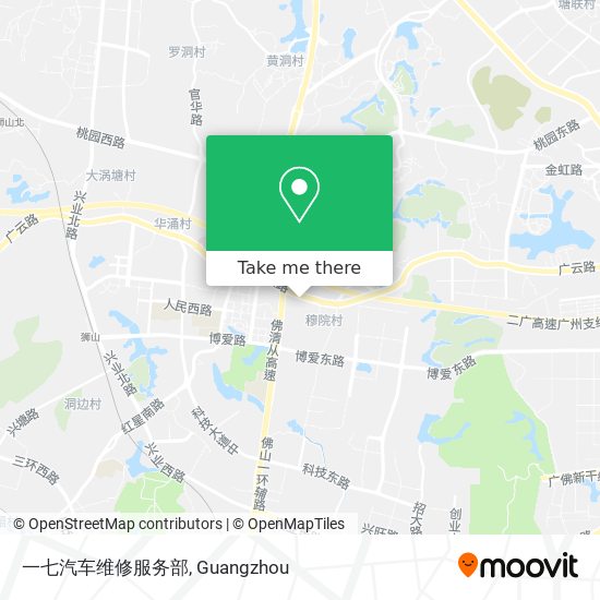 一七汽车维修服务部 map