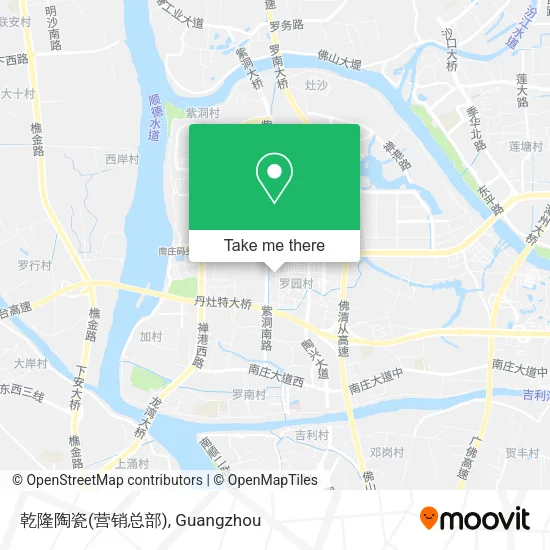 乾隆陶瓷(营销总部) map