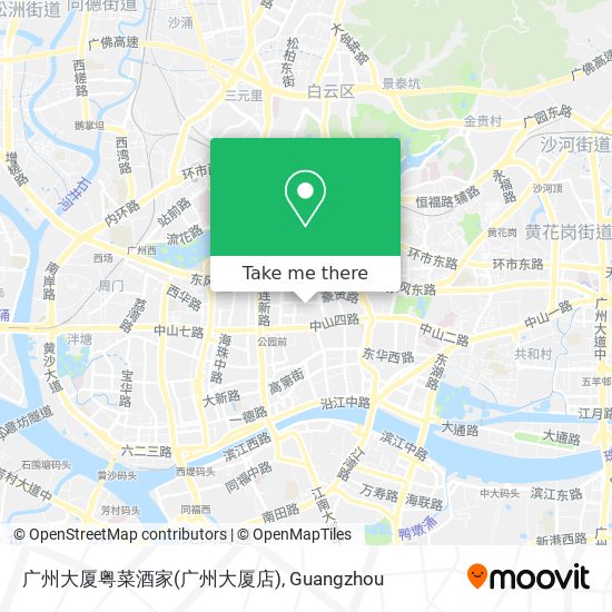 广州大厦粤菜酒家(广州大厦店) map