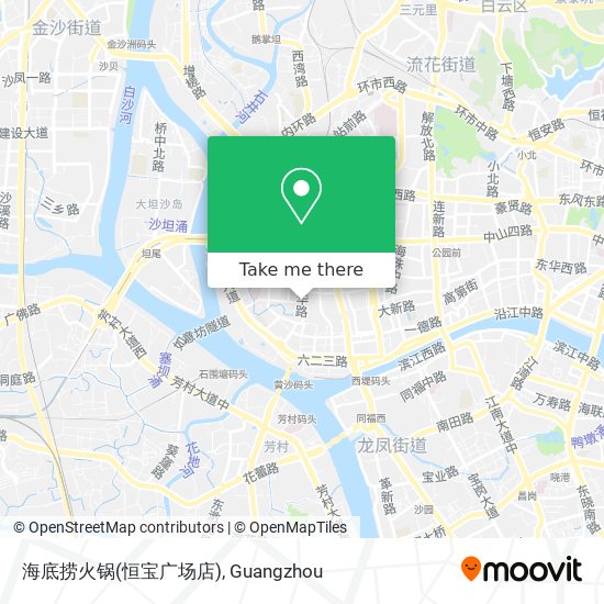 海底捞火锅(恒宝广场店) map