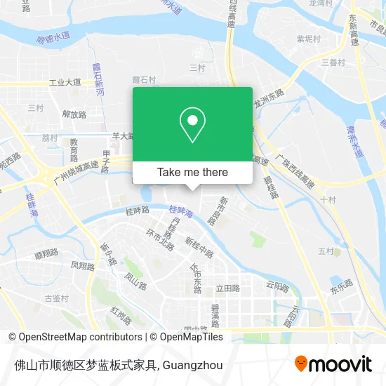 佛山市顺德区梦蓝板式家具 map
