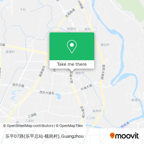 乐平07路(乐平总站-横岗村) map