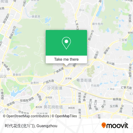 时代花生(北1门) map