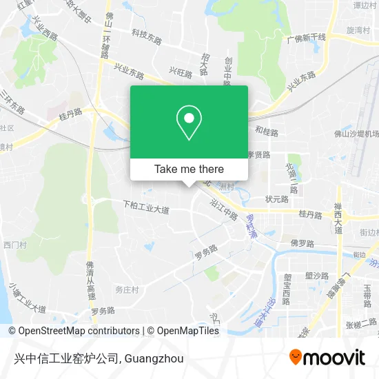 兴中信工业窑炉公司 map