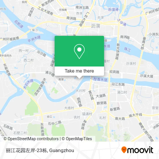 丽江花园左岸-23栋 map