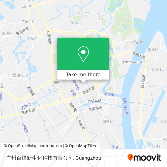 广州百煜新生化科技有限公司 map