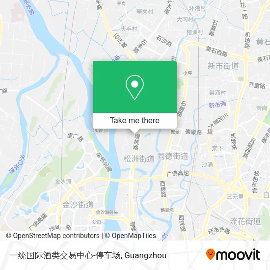 一统国际酒类交易中心-停车场 map