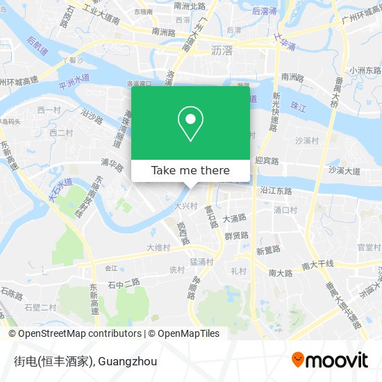 街电(恒丰酒家) map