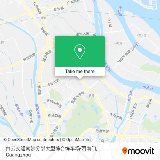 白云交运南沙分部大型综合练车场-西南门 map