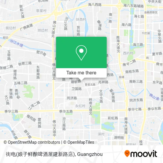 街电(娘子鲜酿啤酒屋建新路店) map